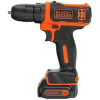 Шуруповерт BLACK&DECKER BDCDD12B, 10.8V, 26Нм, Li-Ion, 2акк.