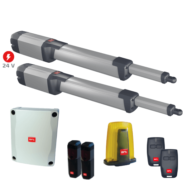 Комплект автоматики для розпашних воріт BFT KUSTOS BT A25 KIT full