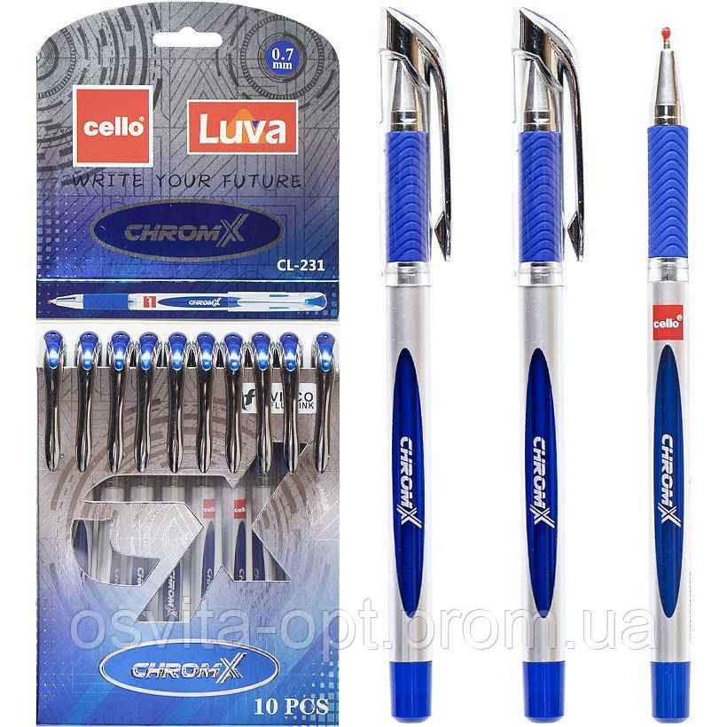 Ручка масляна "Luva" "Cello" CL231-10 синя