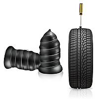 Комплект для ремонта шин Quick TIRE REAPIR KIT, ремкомплект прокола колеса KZL