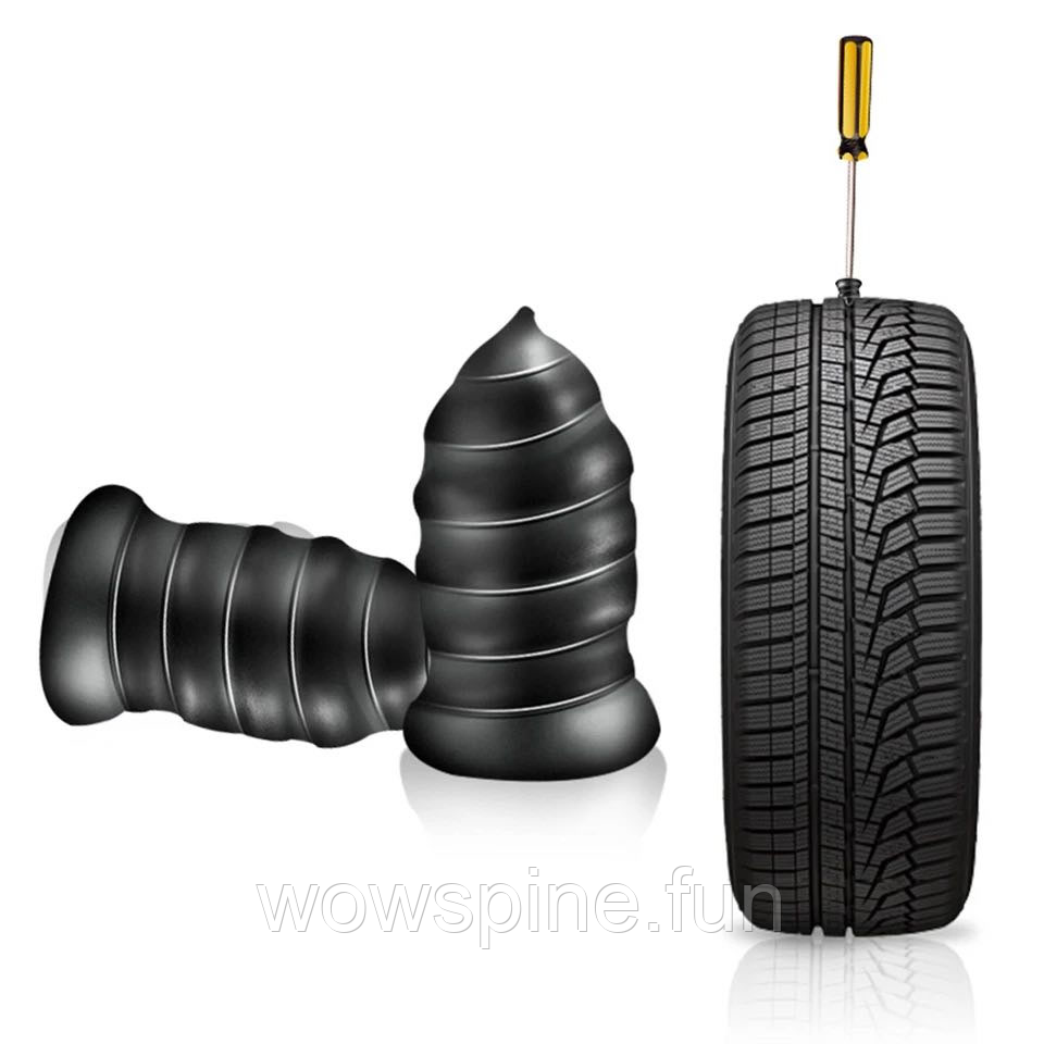 Комплект для ремонта шин Quick TIRE REAPIR KIT, ремкомплект прокола колеса KZL - фото 1 - id-p2045136093