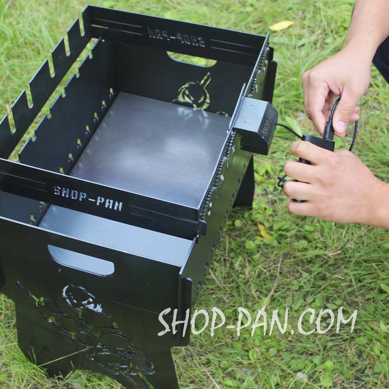 Автоматическая шашлычница SHOP-PAN на 6 шампуров Sam Автоматична шашличниця SHOP-PAN на 6 шампурів - фото 8 - id-p2045100196
