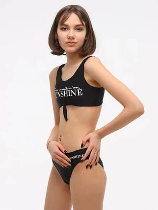 Купальник подростковый Z.Five 637 Солнце черный (В НАЛИЧИИ ТОЛЬКО 32 УКР р-ры), фото 1