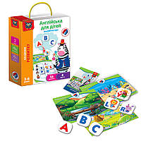 Гра розвиваюча магнітна "Англійська для дітей" (укр) - VT5411-09 (6) "Vladi Toys"