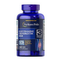 Глюкозамин хондроитин и МСМ Puritan's Pride Double Strength Glucosamine Chondroitin & MSM 240 caplets