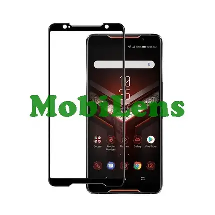 Asus ZS600KL, ROG Phone, Z01QD Захисне скло чорне, фото 1