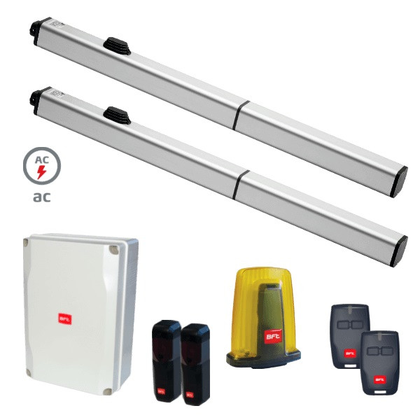 Комплект автоматики для розпашних воріт BFT P7 WINTER KIT full