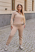 Спортивный костюм женский трехнитка на флисе 48-50, 52-54, 56-58, 60-62 (3 цв.) "BELUZA" от прямого поставщика