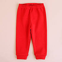 Штанишки для новорожденных малышей хлопковые, ясельные штаны для новорожденных от ТМ Ladan Красный, 26"