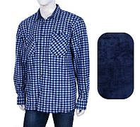 Теплая рубашка на флисе с 3 карманами Hetai | XL-5XL