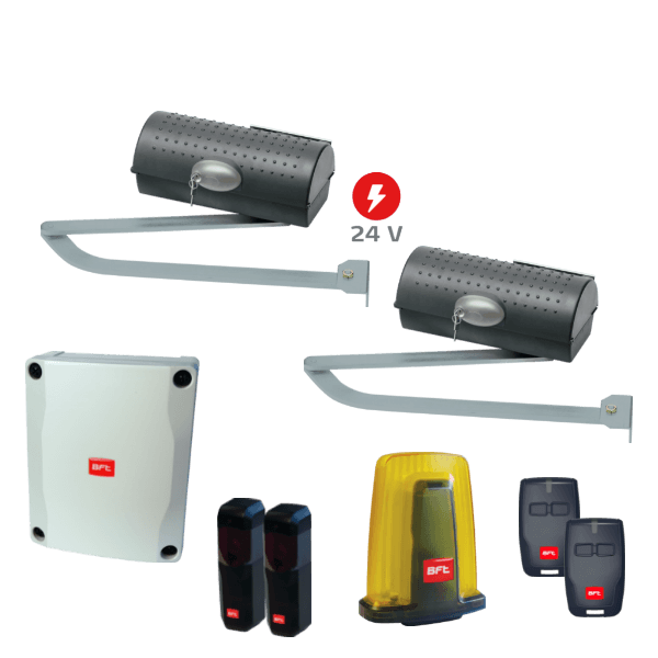 Комплект автоматики для розпашних воріт BFT IGEA BT KIT full
