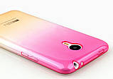 Захисний бампер, накладка для Meizu M3s, колір рожевий/жовтий, фото 4