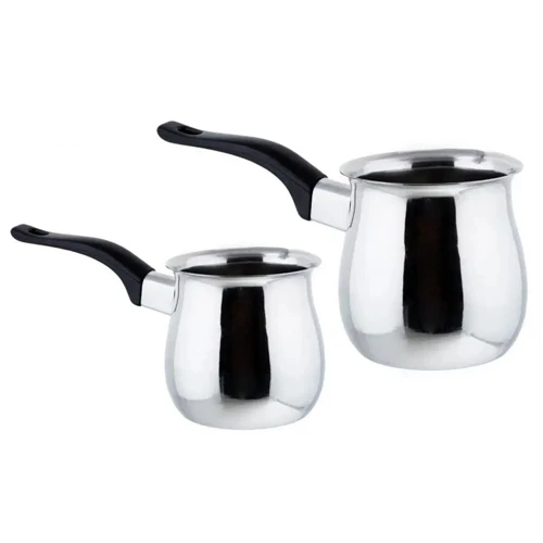 Набір турок з неіржавіючої сталі Конго Empire EM9675 V 0,35 \ 0,5 л (шт), фото 1