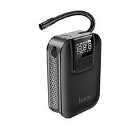 Компрессор автомобильный HOCO Breeze Portable Smart Air Pump S53 портативный насос с дисплеем 2500 Мач фонарик