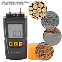 Вологомір деревини і будівельних матеріалів Benetech GM605 (0-41%) 28 порід і 4 типу будматеріалів, фото 2