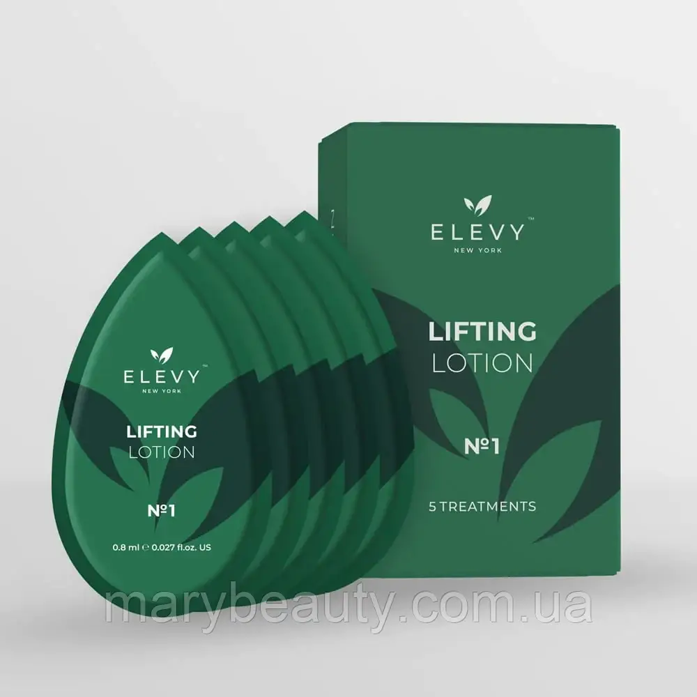 Склад для молекулярної реконструкції вій та брів Elevy Lifting Lotion Sachet №1, 0.8 мл, фото 1