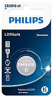 Батарейка Philips CR2016 LITHIUM MINICELLS B1