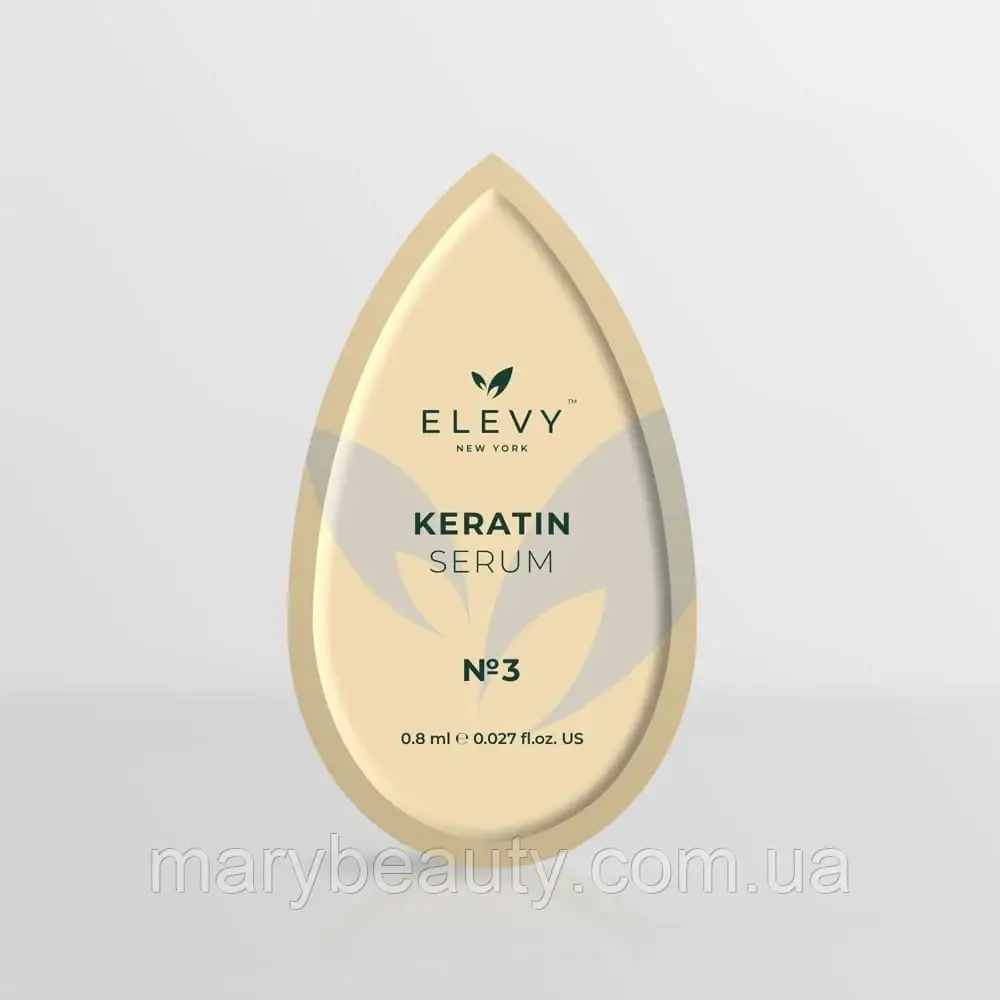 Склад для молекулярної реконструкції вій та брів Elevy Keratin Serum Sachet №3, 0.8 мл, фото 1