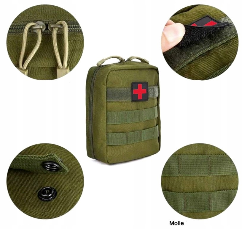 Тактическая аптечка, армейская сумка для медикаментов хаки Toywo Тактична аптечка, армійська сумка для - фото 7 - id-p2045093539