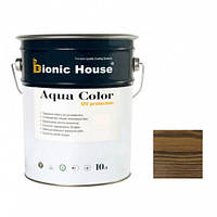 Акриловая лазурь Aqua color UV protect Bionic House Trox 38 Коричневая