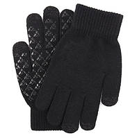 Перчатки утепленные зимние, с сенсорным покрытием, черный