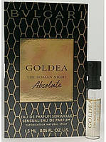 Bvlgari Goldea The Roman Night Absolute 1.5 мл - парфюм (edp), пробник