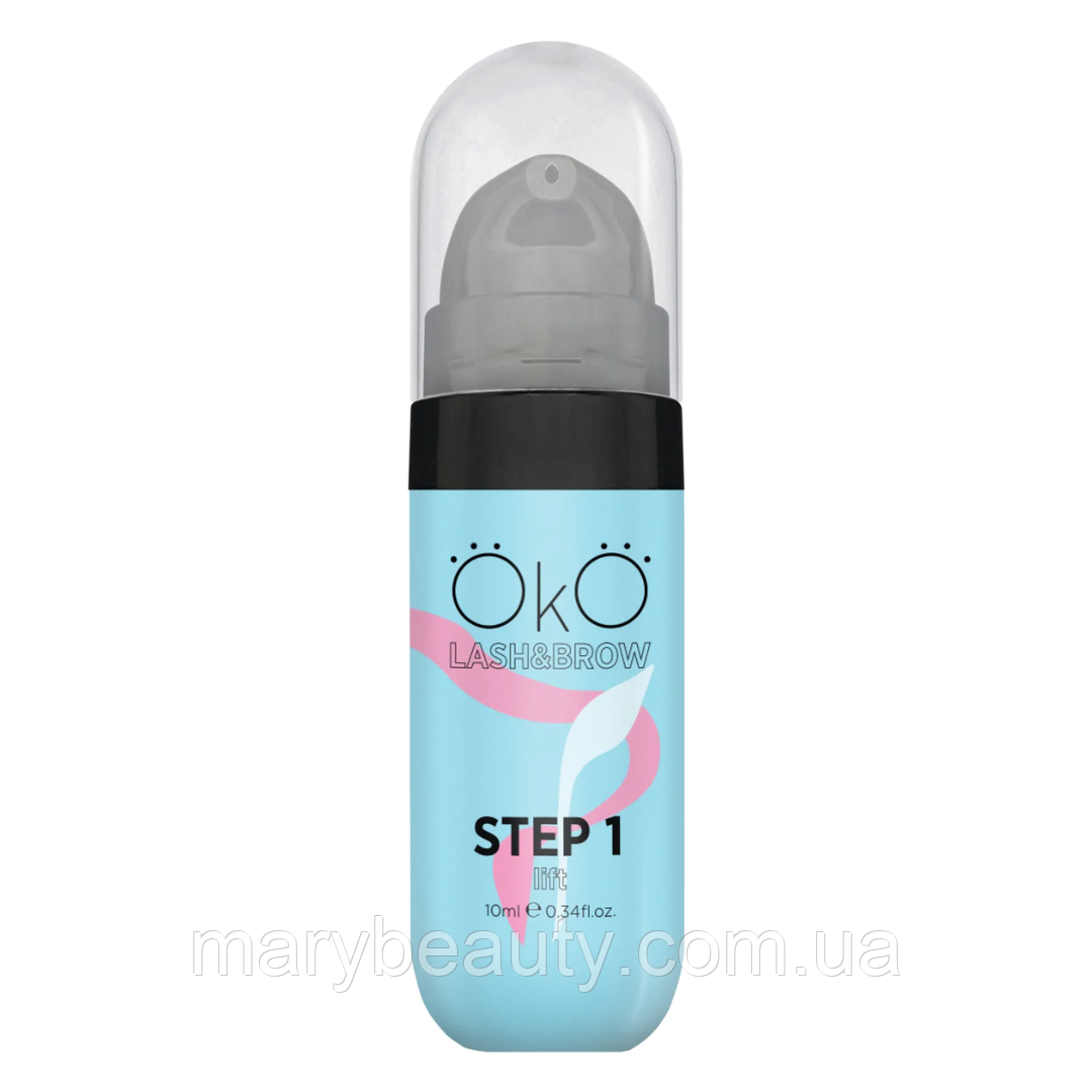 OkO Склад в БАНОЧЦІ №1 для ламінування вій та брів STEP 1 LIFT 10мл