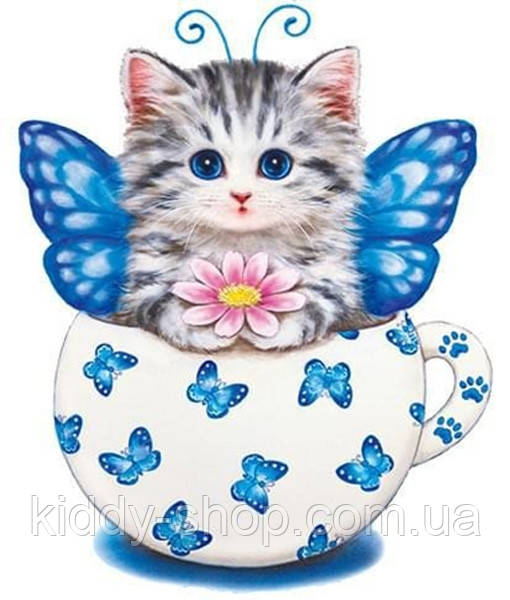 Алмазна вишивка. Картина на картоні Хатинка Санти , розмір 21х26, фото 1