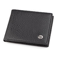 Мужской кошелек ST Leather 18319 (ST160) кожаный Черный Toywo Чоловічий гаманець ST Leather 18319 (ST160)