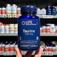 Life Extension Taurine, таурин для сердечно-сосудистой системы, 1000 мг, 90 капсул