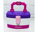 Дитячий набір косметики в скриньці на 3 яруси Chez Ninio Kids 21002 помада тіні лаки, фото 8