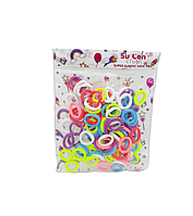 Набір міні безшовних резинок яскраві штук.