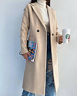 Пальто женское кашемировое свободного кроя S-M; L-XL (4цв) "IRINA" недорого от прямого поставщика