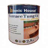 Масло террасное Bionic House Terrace Tung oil с тунговым маслом Клен