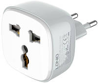 Умная Wi-Fi розетка LDNIO Wi-Fi Smart Power Plug 2500W 10A 2.4Ghz White (SCW1050)