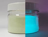 Люмінесцентний пігмент Люмінофор синій Tricolor 100-120 мікрон, фото 3