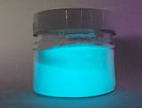 Люмінесцентний пігмент Люмінофор синій Tricolor 100-120 мікрон, фото 4