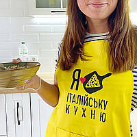 Фартухи з принтом (дорослі та дитячі), ковпаки кухарські дитячі
