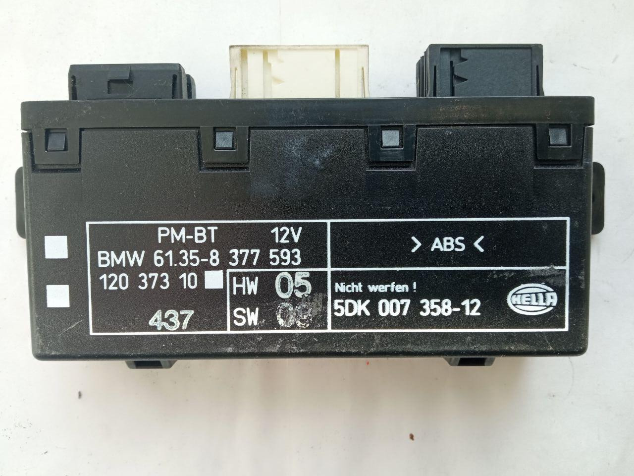 Електронний блок керування BMW E39 Xella 5DK 007 358-12 / 61.35-8 377 593 / 120 373 10 / 5DK00735812