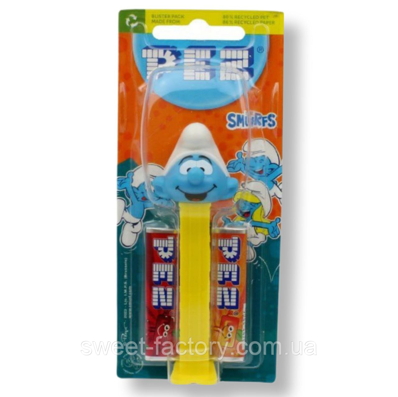 Pez Smurfs Papa Smurf Папа Смурф 2s 17g