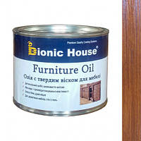 Масло для мебели Furniture oil Bionic House с твердым воском профессиональное Ирис
