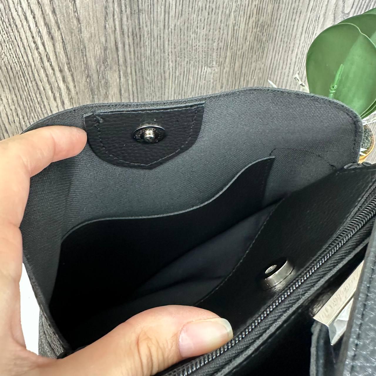 Женская сумка в стиле Майкл Корс черная мини сумочка натуральная замша Michael Kors Toywo Замшева жіноча сумка - фото 3 - id-p2045094373