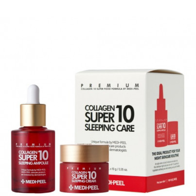 Нічний набір косметики Medi-Peel Collagen Super 10 Sleeping Care Set 30 ml + 10 g