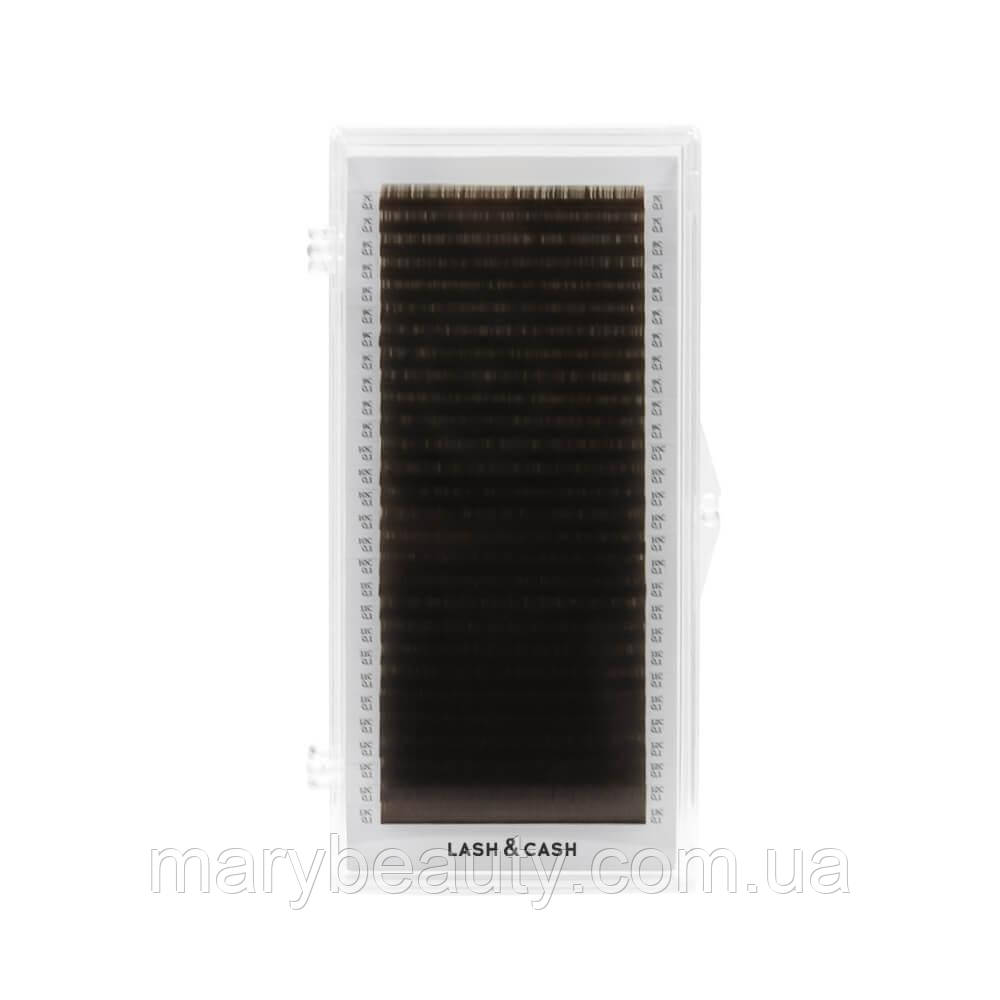 Вії Dark Chocolate LASH&CASH SCULPTOR L 0.10 (7-13) 28ліній, фото 1