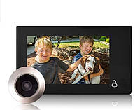 Видеокамера-глазок, 4,3-дюймовый TFT ЖК-экран с цветным дисплеем,цифровой визуальный видеоглазок