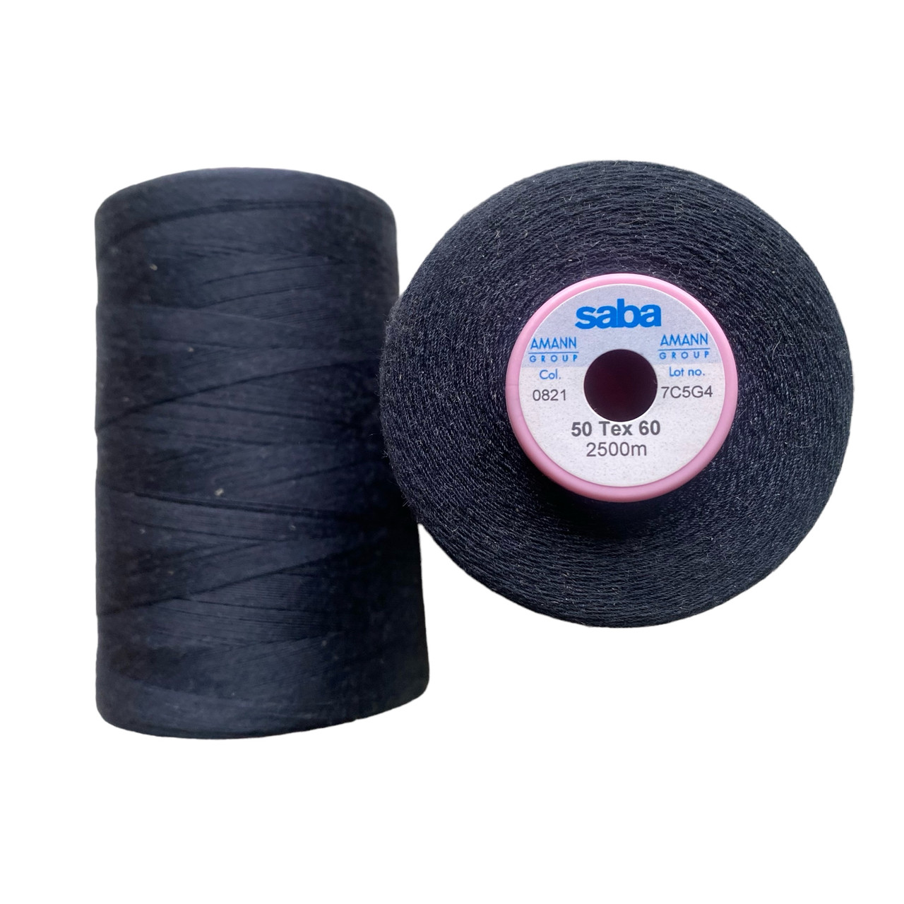 Нитка Amann saba  50/0821/2500 темно синій