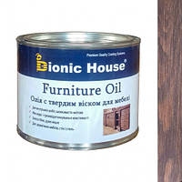 Масло для мебели Furniture oil Bionic House с твердым воском профессиональное Макассар