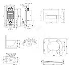 Комплект інсталяції DEANTE Peonia с унітазом DEANTE кнопка чорна 205625 CDENNZPW, фото 2