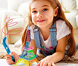 3D-ручка для малювання 3D Pen 3 Yellow та 100 метрів різнокольорового пластику з трафаретами Жовтий, фото 10