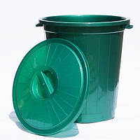 Бак 70 л сміттєвий зелений